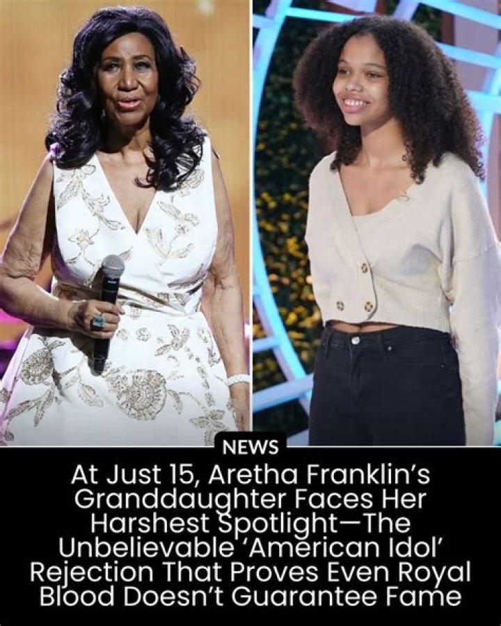 
Grace Franklin-The Granddaughter Of Iconic Singer Aretha Franklin Auditioned For American Idol 