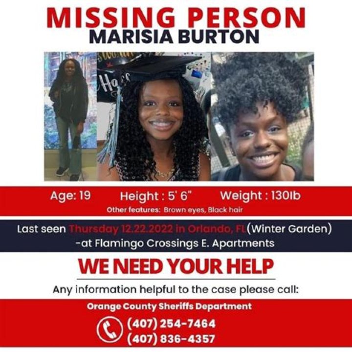 Who is Marisia Burton? Family raises trafficking concern over missing 19-year-old girl